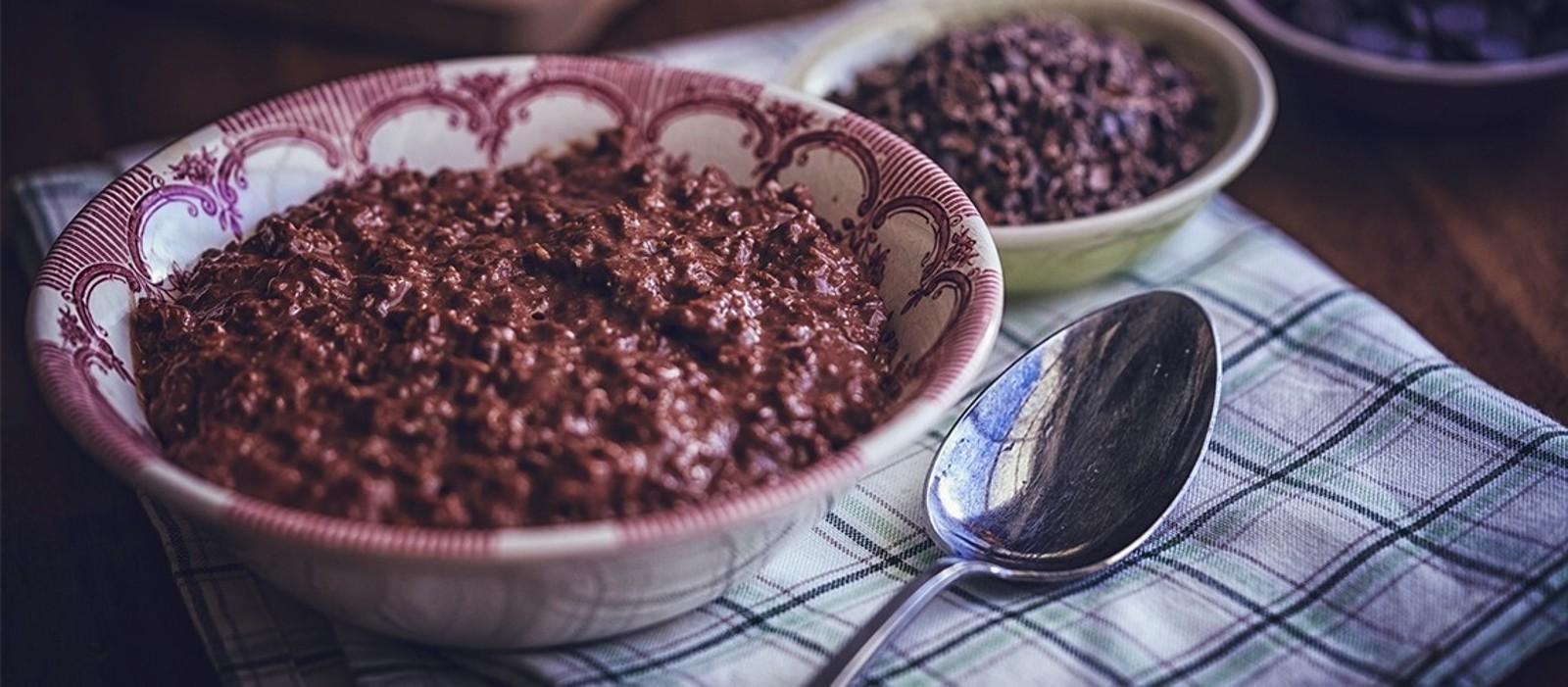 J&J with me: Vegan σοκολατένιο πόριτζ βρώμης