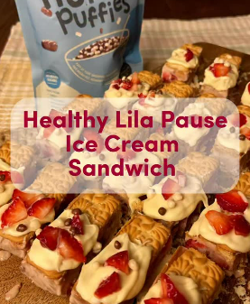 Lila Pauz ice cream Sandwich (high protein)