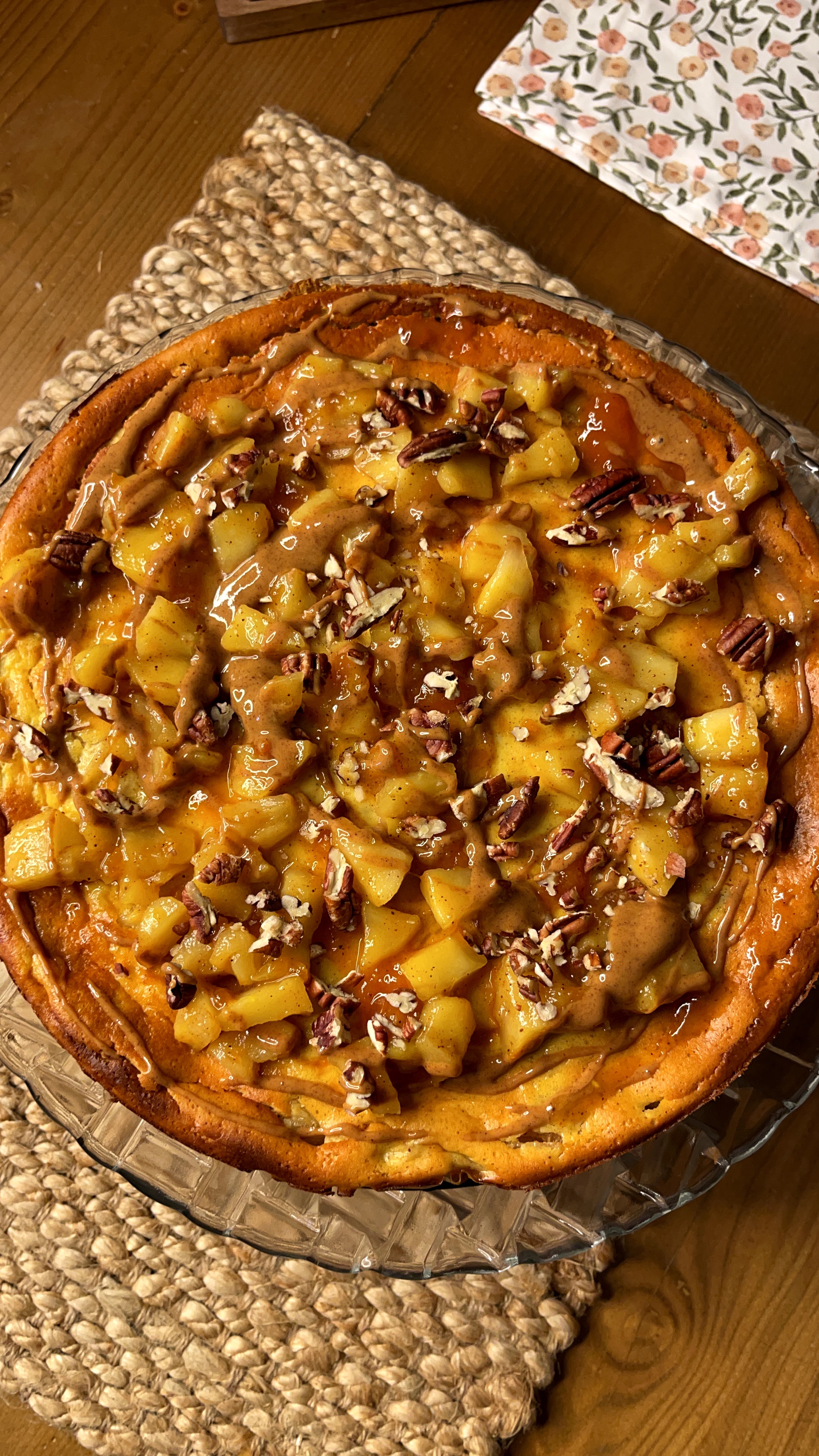 Cheesecake μηλόπιτα